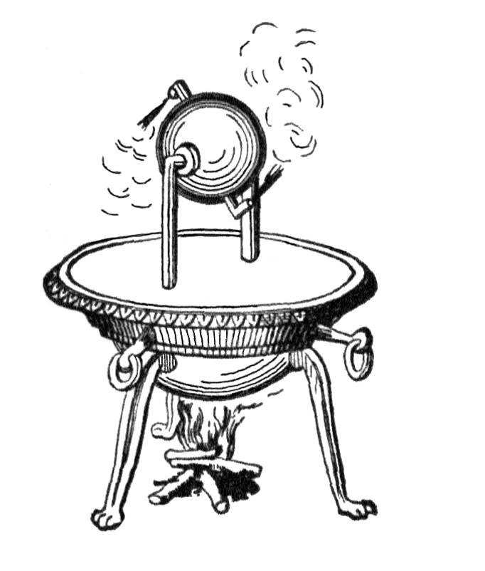 An illustration of the Aeolipile